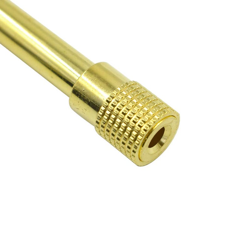 Hxchen 1/4 Mono to 1/8 Mono Adapter, 5-Pack 6.35mm TS Male to 3.5mm Female Audio Connectors (Gold) - Image 3